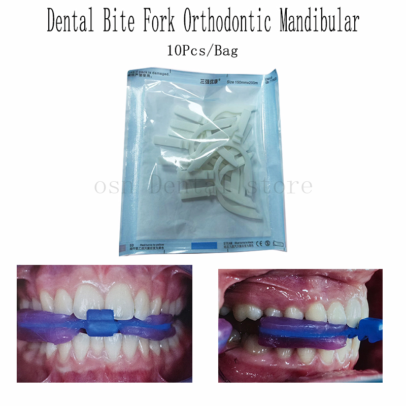 3D Printing Orthodontics - 10개/팩, 3D 프린팅된 턱 악성 지지대,