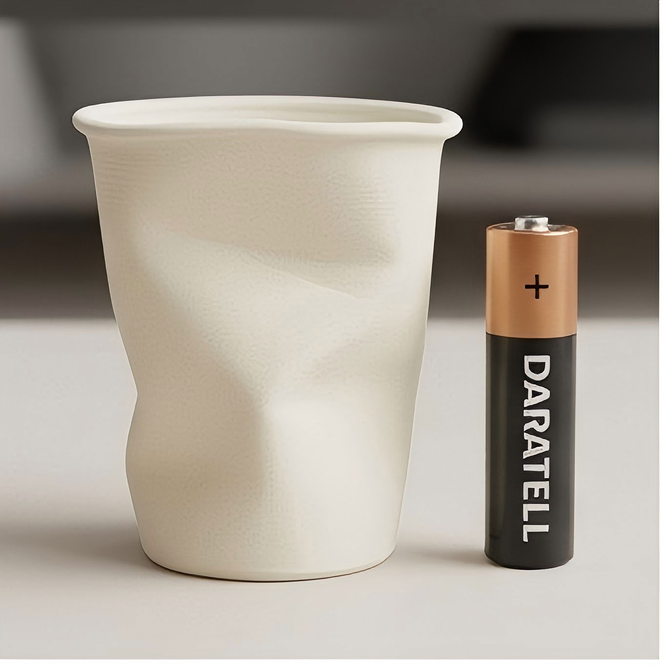 3D Printing Vase - 주름진 트위스트 컵 펜 홀더 3D