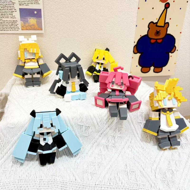 3D Printing Yourself - 애니메이션 하츠네 미쿠 3D 프린팅 키체인