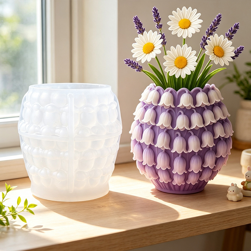 3D Printing Vase - 3D 은방울꽃 화병 실리콘 몰드 DIY