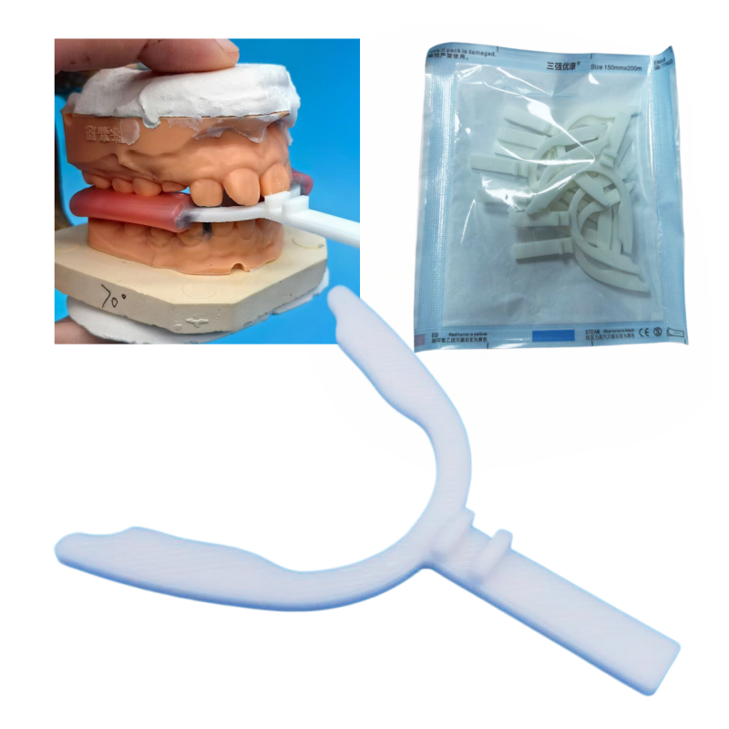 3D Printing Orthodontics - 10개/봉투 치과용 바이트 포크 교정용 하악