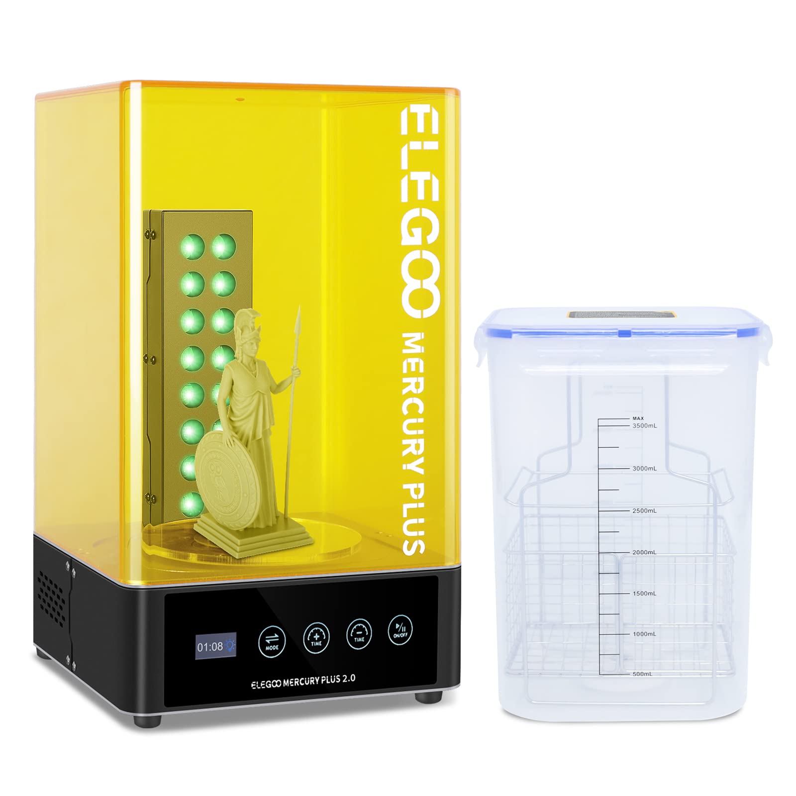 3D Printing Model - ELEGOO Plus 2.0 세척 및 경화