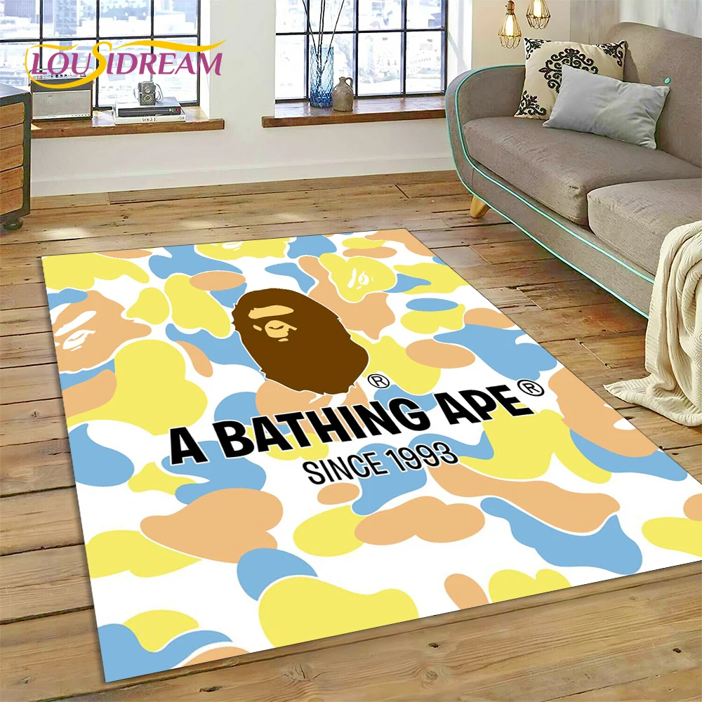 3D 인쇄 B-BAPE 패션 카펫 러그 침실 거실 홈  - 3D Printing Online 리뷰 및 가격