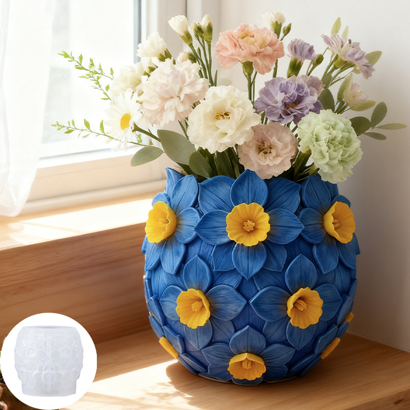 3D 꽃병 실리콘 몰드 백합 연꽃 몬스테라 잎 튤립 모 - 3D Printing Vase 리뷰 및 가격