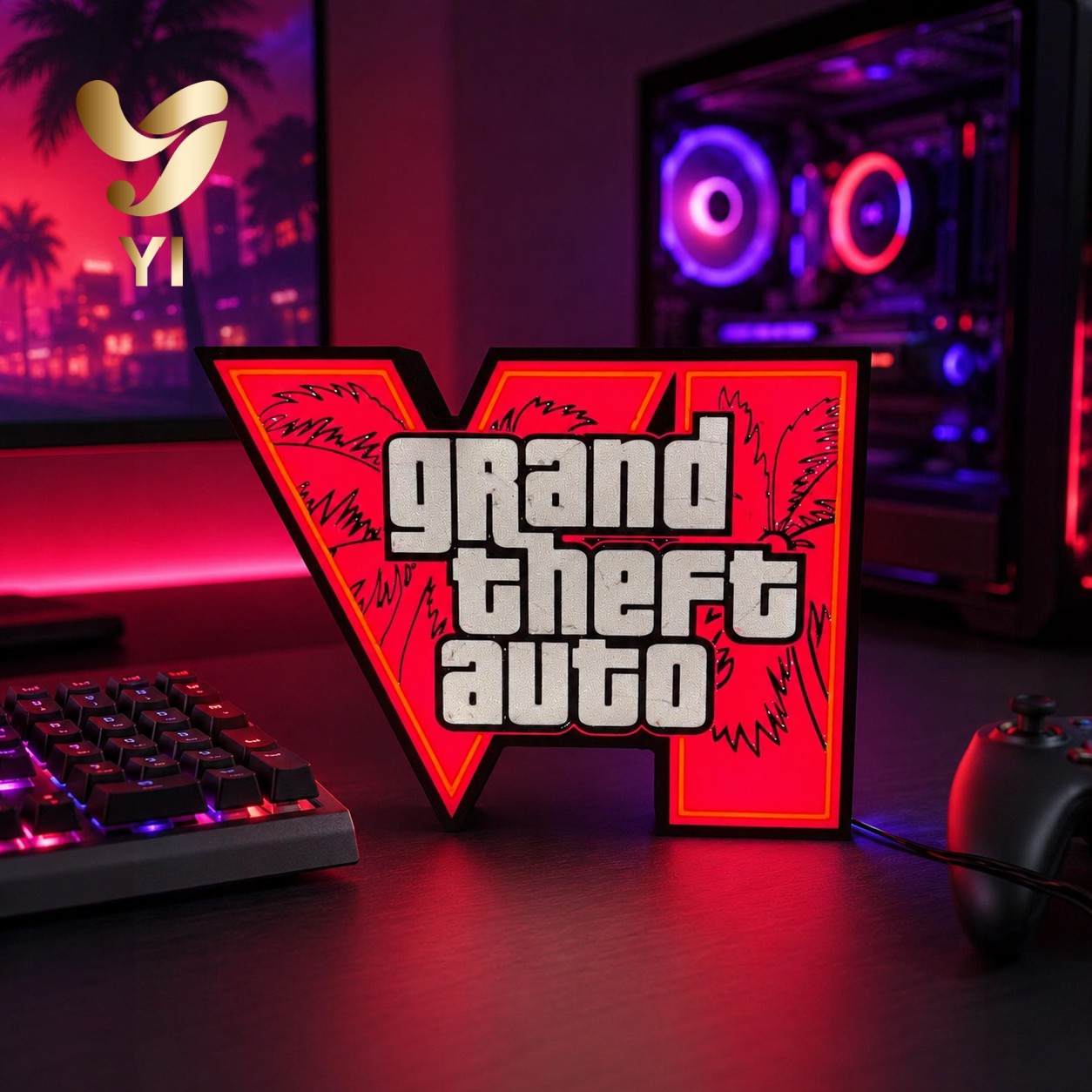 재고 있음 GTA 6 호라이즌 앰비언트 라이트 USB  - 3D Printing Household Items 리뷰 및 가격