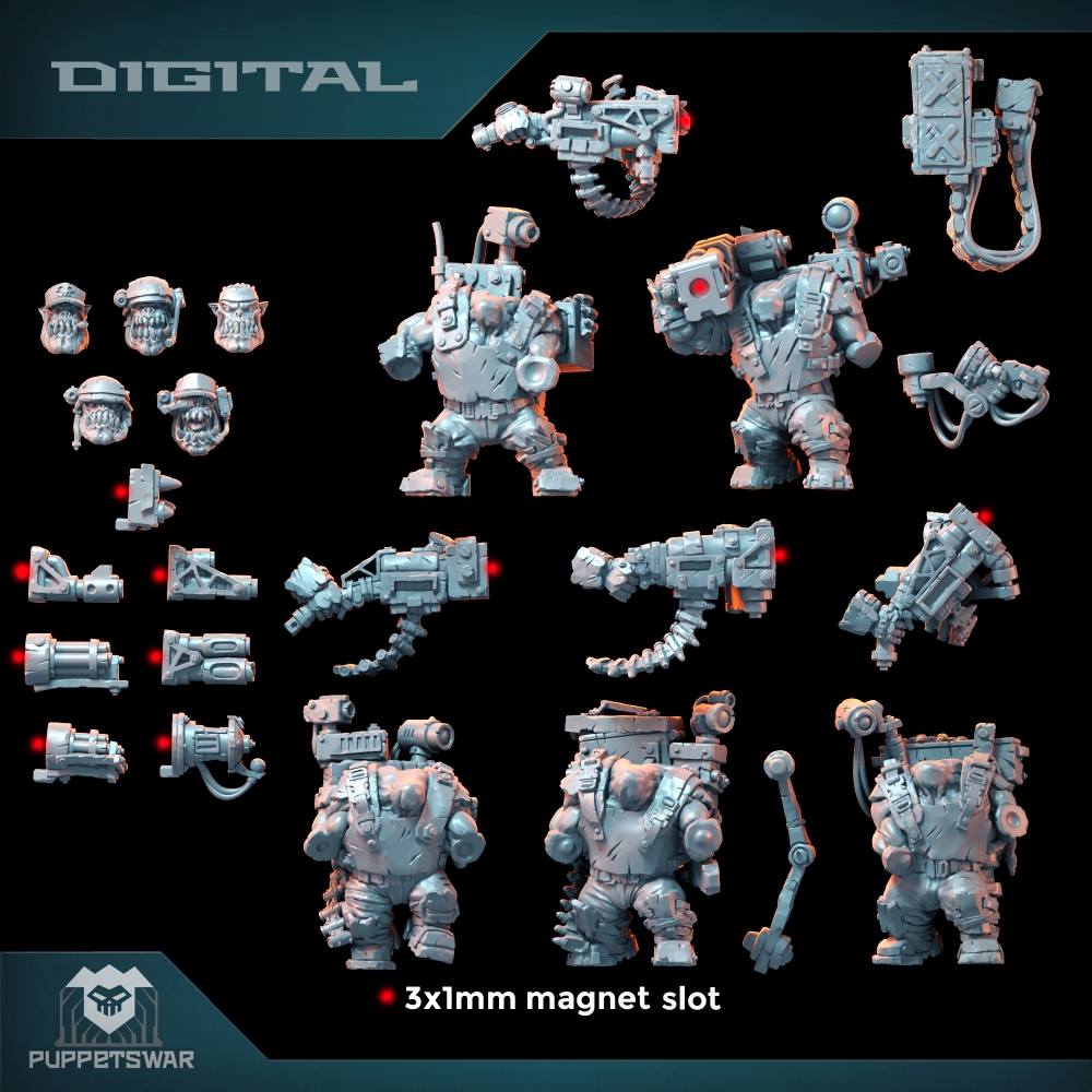 Orc Ultimate Badasses Squad, 녹 - 3D Printing Yourself 리뷰 및 가격