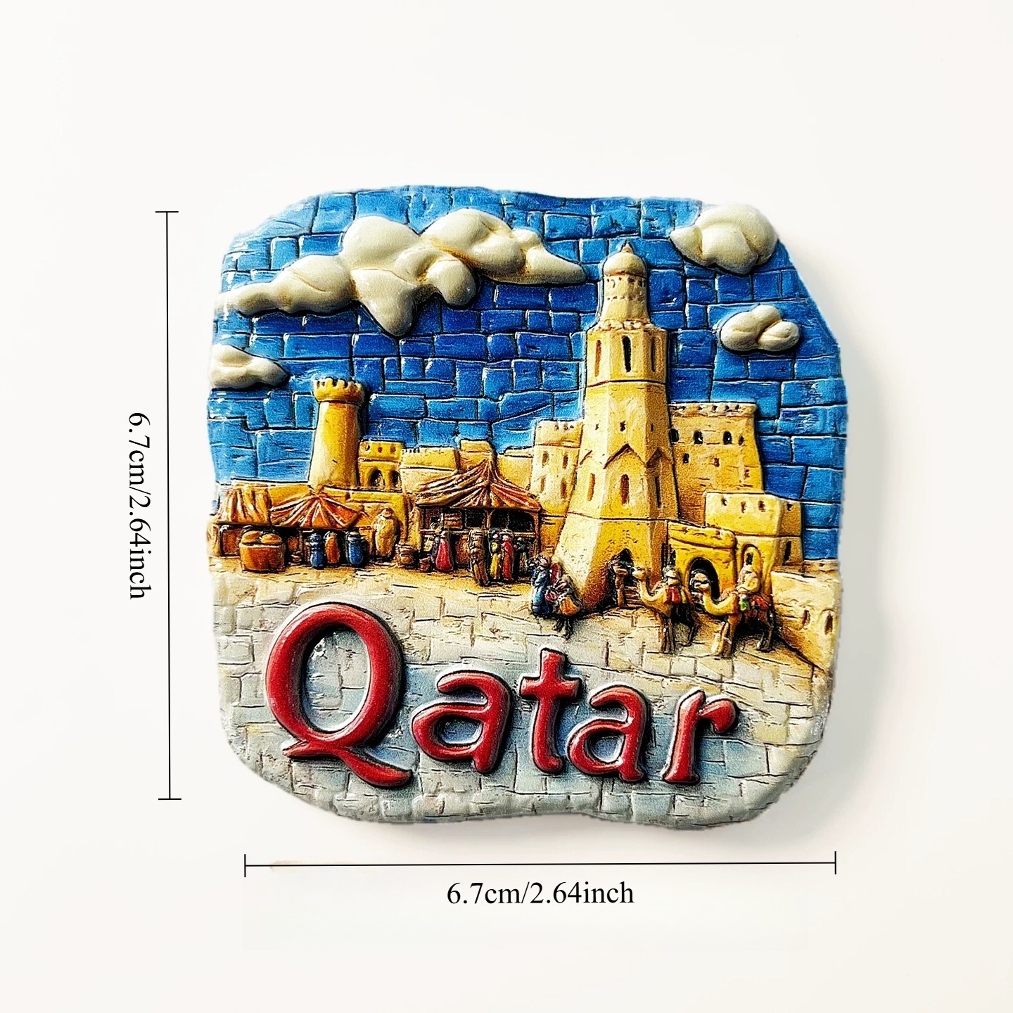 카타르 3D 냉장고 자석 장식품 UV 프린팅 공예품 레 - 3D Printing Qatar 리뷰 및 가격