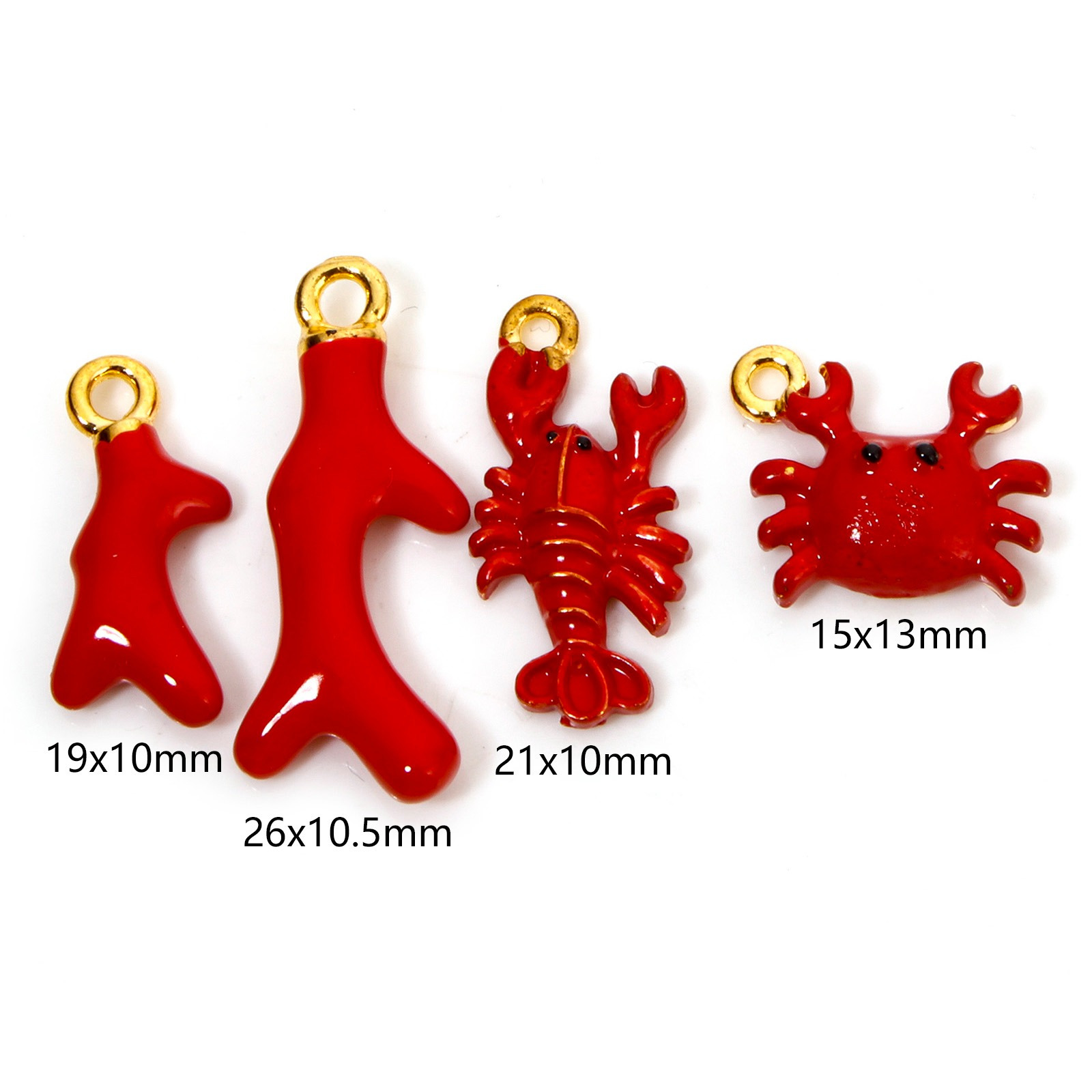 10 PCs 아연 기반 합금 오션 쥬얼리 매력 Diy  - 3D Printing Jewellery 리뷰 및 가격