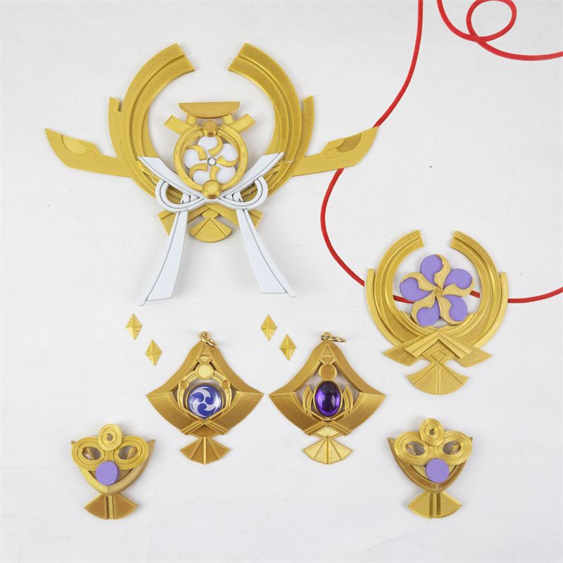 New Genshin Impact Yae Miko 코스 - 3D Printing Jewellery 리뷰 및 가격
