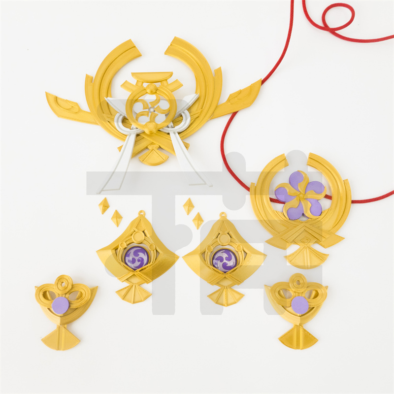 New Genshin Impact Yae Miko 코스 - 3D Printing Jewellery 리뷰 및 가격