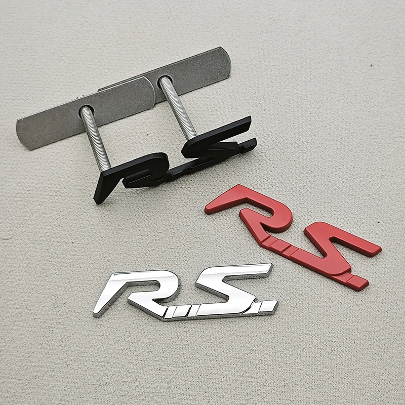 3D 메탈 RS 로고 자동차 리어 트렁크 프론트 그릴  - 3D Printing Online 리뷰 및 가격