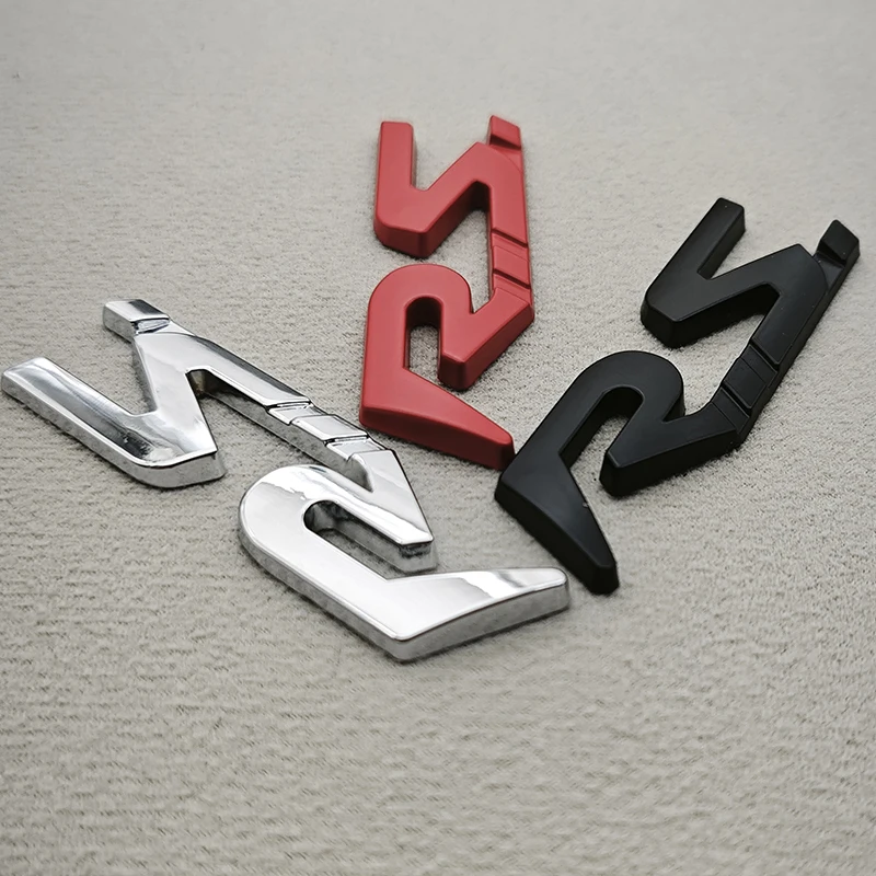 3D 메탈 RS 로고 자동차 리어 트렁크 프론트 그릴  - 3D Printing Online 리뷰 및 가격