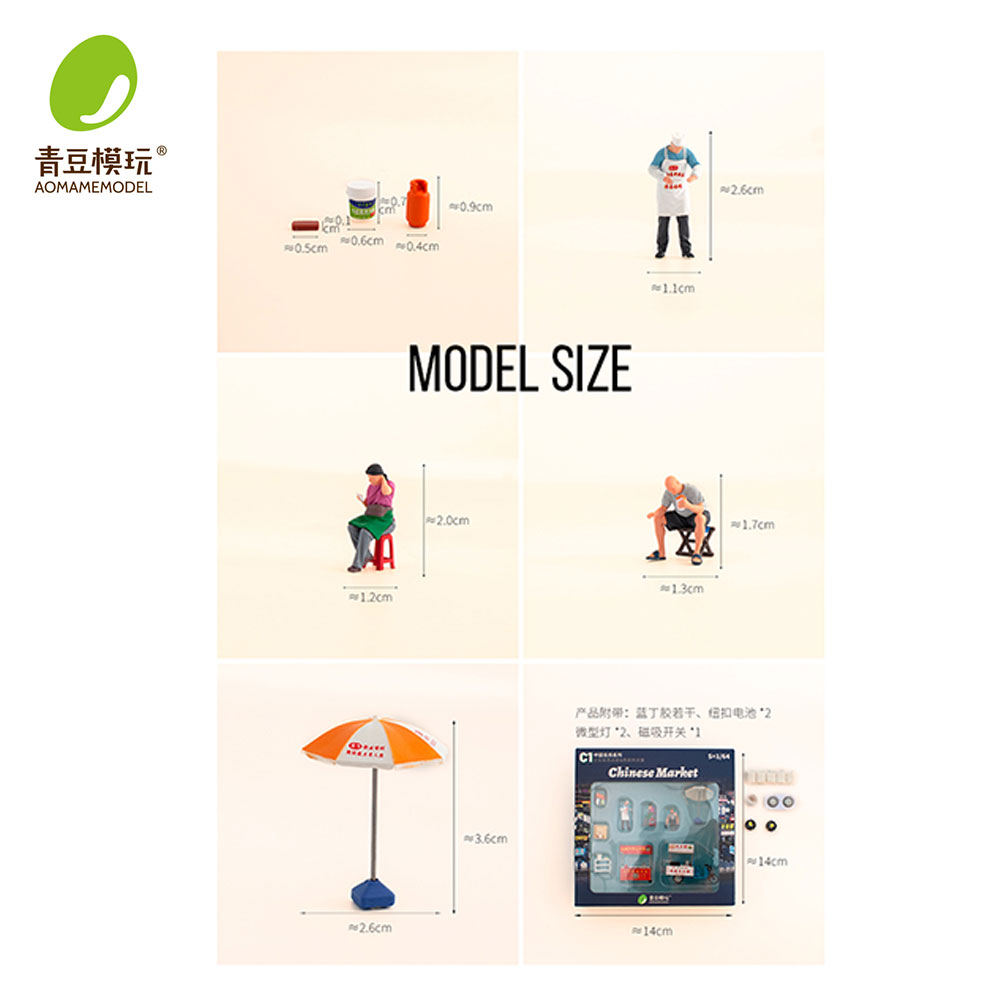 1/64 나이트 마켓 모델 키트-고정밀 3D 프린팅 레 - 3D Printing Yourself 리뷰 및 가격