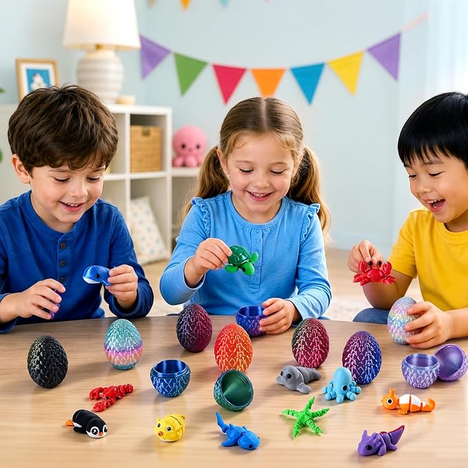 24개 3D 프린팅 서프라이즈 에그 블라인드 박스 피젯 - 3D Printing Model 리뷰 및 가격